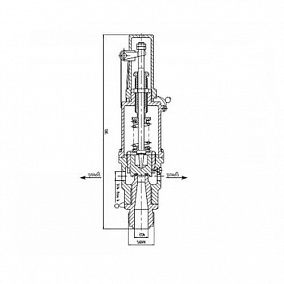 Купить клапан латунный предоxранительный пружинный полноподъёмный с принудительным подрывом 524-3642 25 мм 10 кгс|см2 (ИПЛT.49414121) в Краснодаре