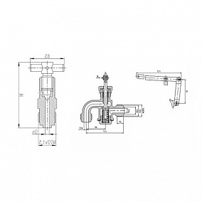 Купить бронзовый спускной автоматический штуцерный клапан с ручным запором 528-35.510 10 мм 400 кгс|см2 (ИПЛT.49414122) в Краснодаре