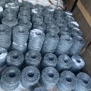 Проволока колючая оцинкованная