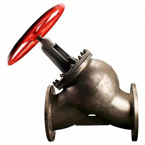 Купить запорный прямоточный вентиль-клапан 13тн1п Ду 50 мм Ру 16 в Краснодаре